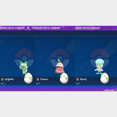 MAX SIZE Shiny Gen 9 Starter Eggs