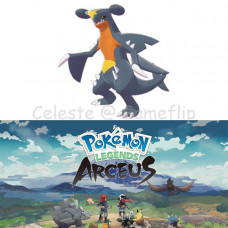 PLA Alpha Shiny Garchomp Max Effort Level