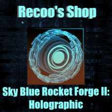 Rocket Forge II: Holographic | Sky Blue