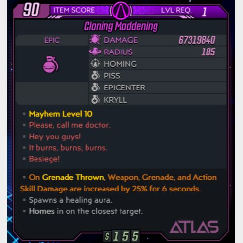 Grenade | LVL 1 CLONING MADDING 