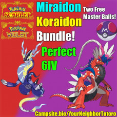Miraidon Koraidon 6IV Bundle