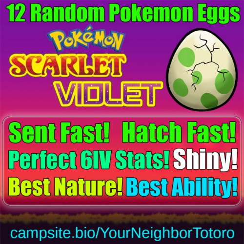 12 Random Shiny Perfect Eggs