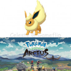 PLA Alpha Shiny Flareon Max Effort Level