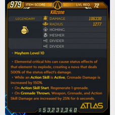 Grenade | BL3 KILLZONE GRENADE MOD