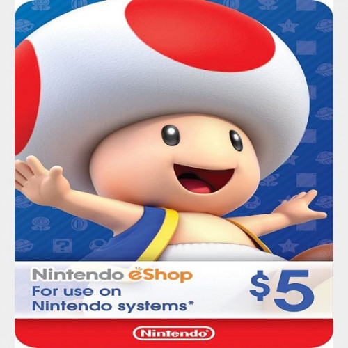$5.00 Nintendo eShop [Digital Code] : Instant delivery